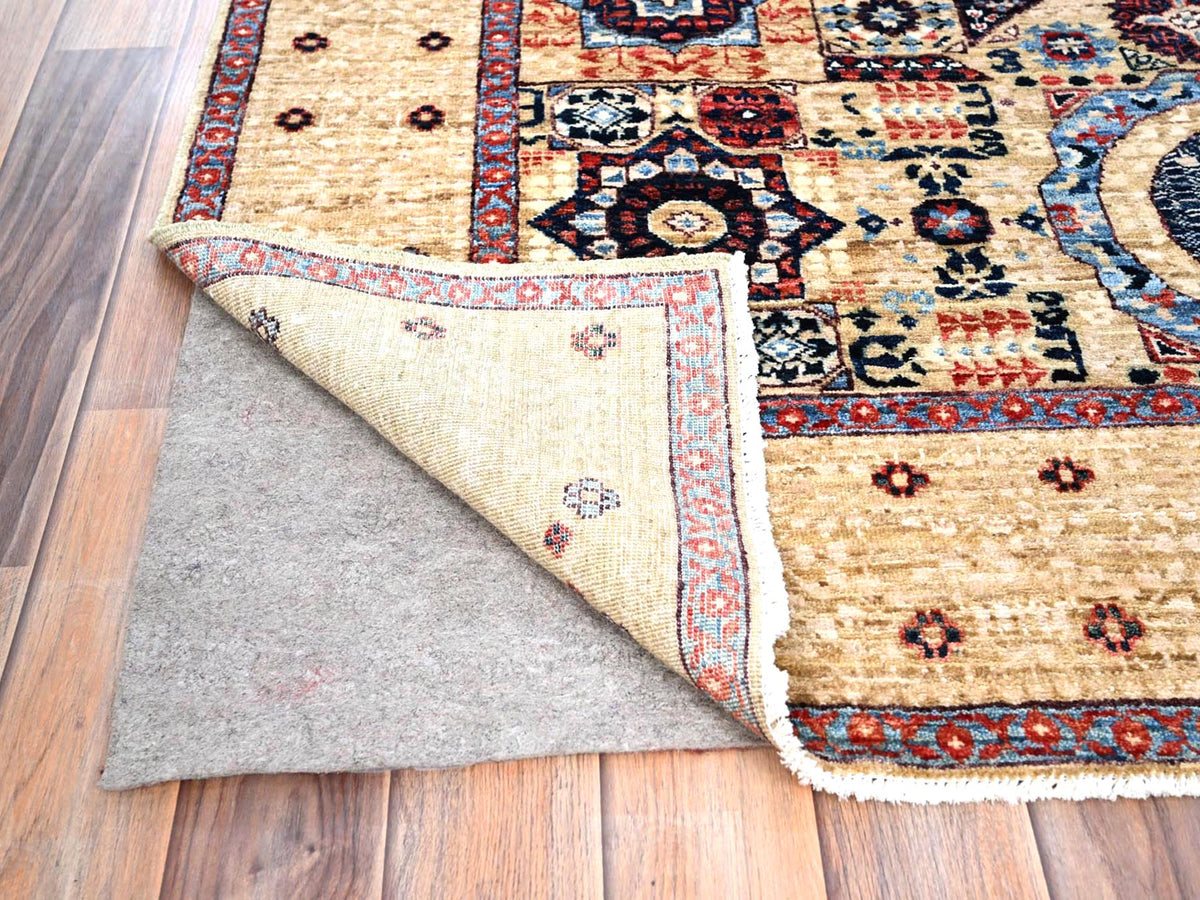 Mamluk Mamluk hand-knotted wool rug in Ivory, 4'9" x 7'1" — SKU O085860 (view 3)