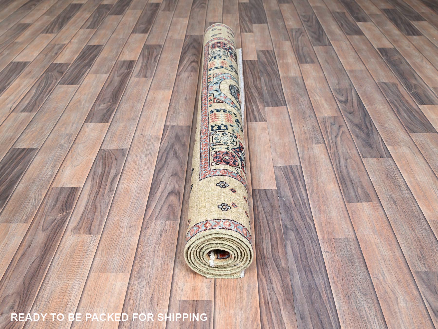 Mamluk Mamluk hand-knotted wool rug in Ivory, 4'9" x 7'1" — SKU O085860 (view 5)