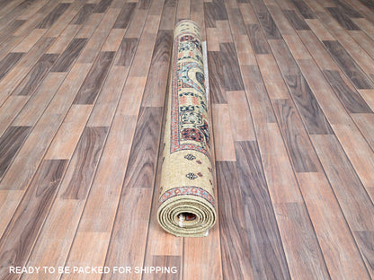 Mamluk Mamluk hand-knotted wool rug in Ivory, 4'9" x 7'1" — SKU O085860 (view 5)