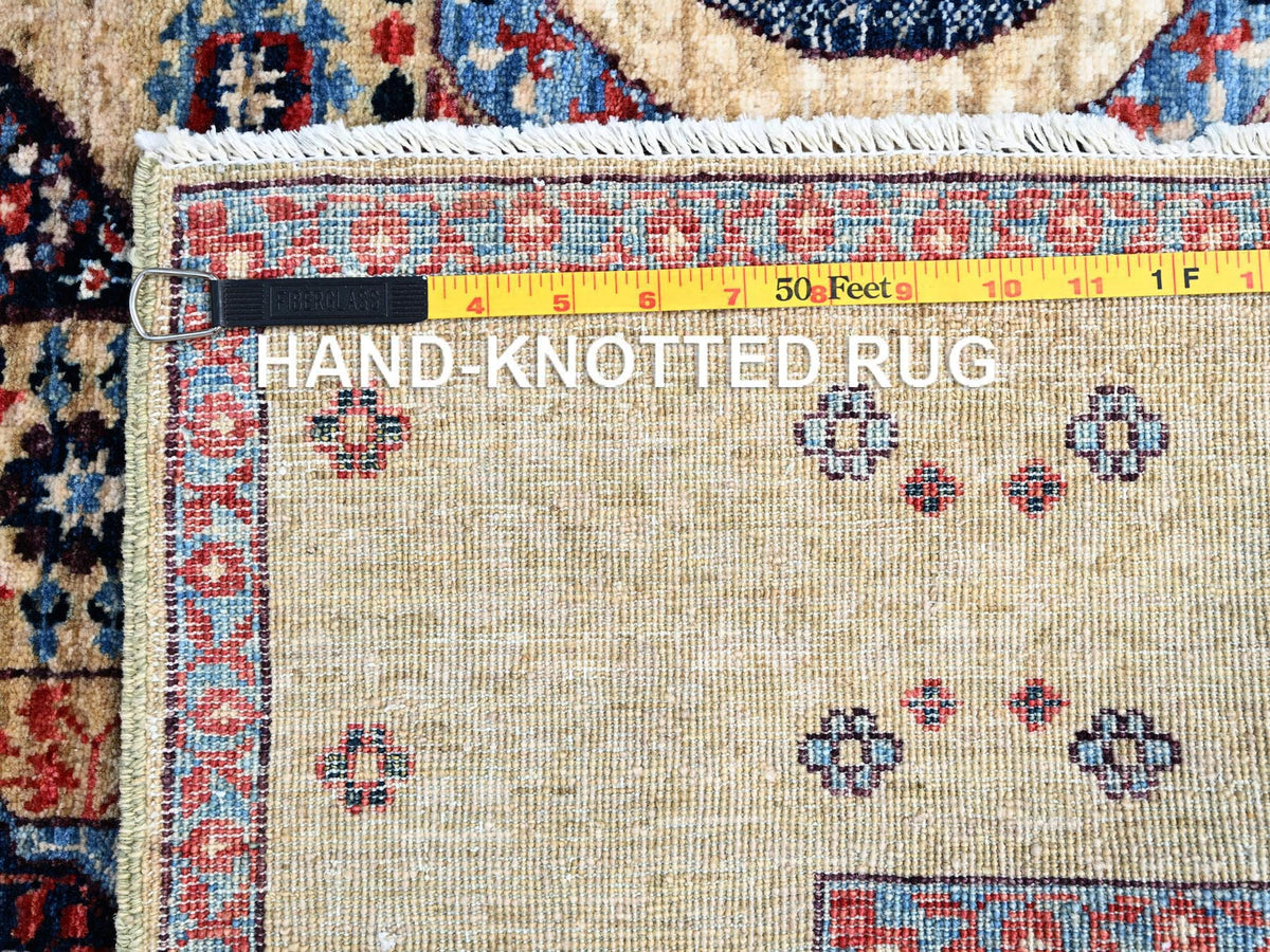 Mamluk Mamluk hand-knotted wool rug in Ivory, 4'9" x 7'1" — SKU O085860 (view 7)