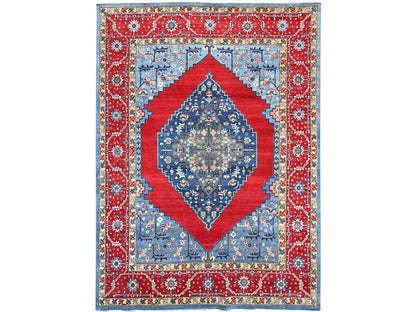 Heriz Heriz hand-knotted wool rug in Red, 8'10" x 11'11" — SKU O086157