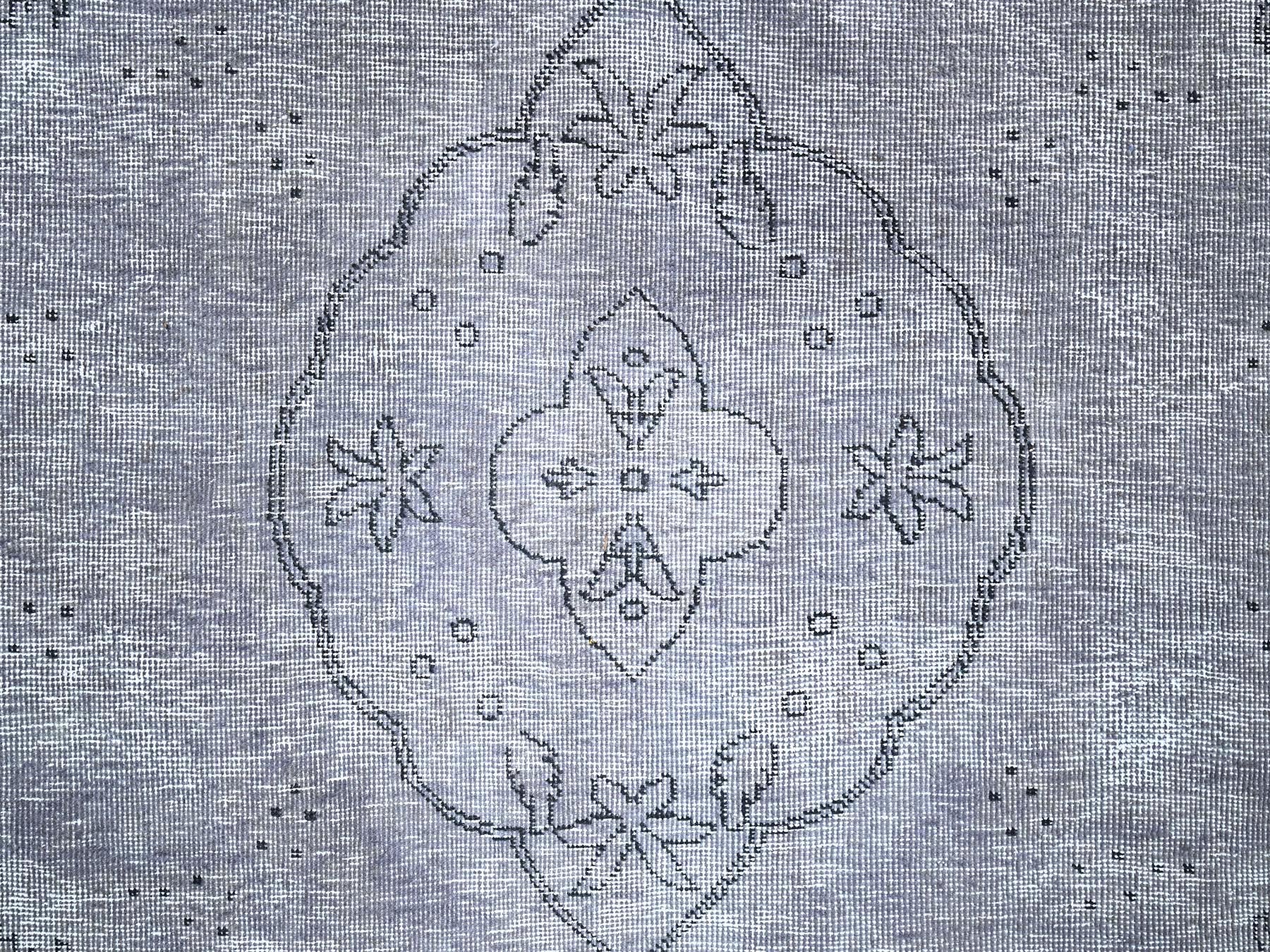 Tabriz Vintage hand-knotted wool rug in Gray, 9'6" x 12'4" — SKU O086193 (view 8)