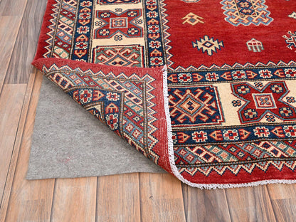 Red 8'2" x 10'0" Tribal Hand knotted Wool Rug - Sku: O086216
