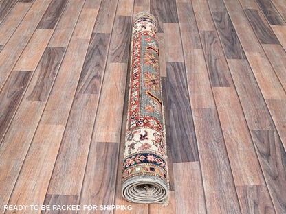 Kazak Kazak hand-knotted wool rug in Ivory, 3'4" x 5'1" — SKU O086315 (view 5)
