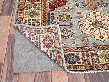 Kazak Kazak hand-knotted wool rug in Ivory, 3'11" x 5'11" — SKU O086320 (view 3)
