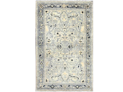 Heriz Heriz hand-knotted wool rug in Gray, 3' x 4'10" — SKU O086390