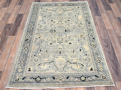 Heriz Heriz hand-knotted wool rug in Gray, 3' x 4'10" — SKU O086390 (view 2)