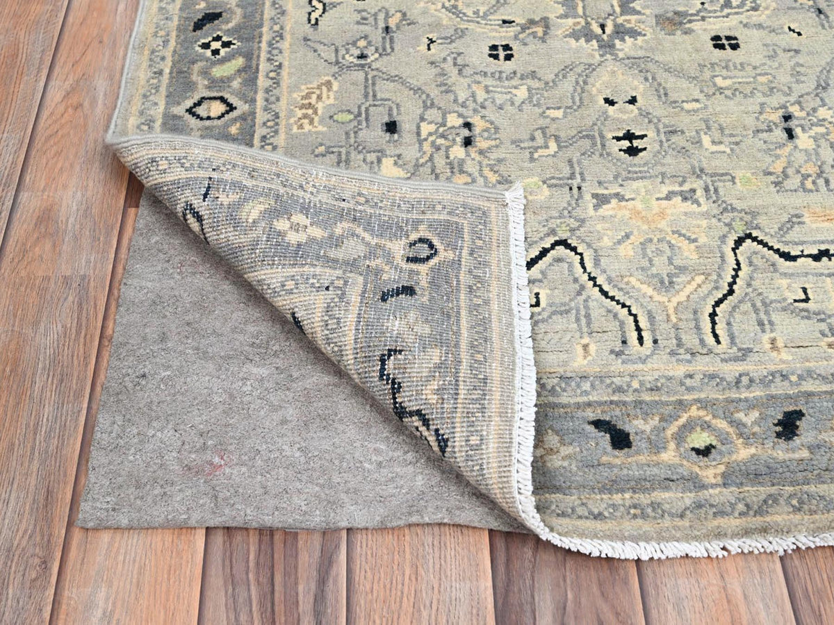 Heriz Heriz hand-knotted wool rug in Gray, 3' x 4'10" — SKU O086390 (view 3)