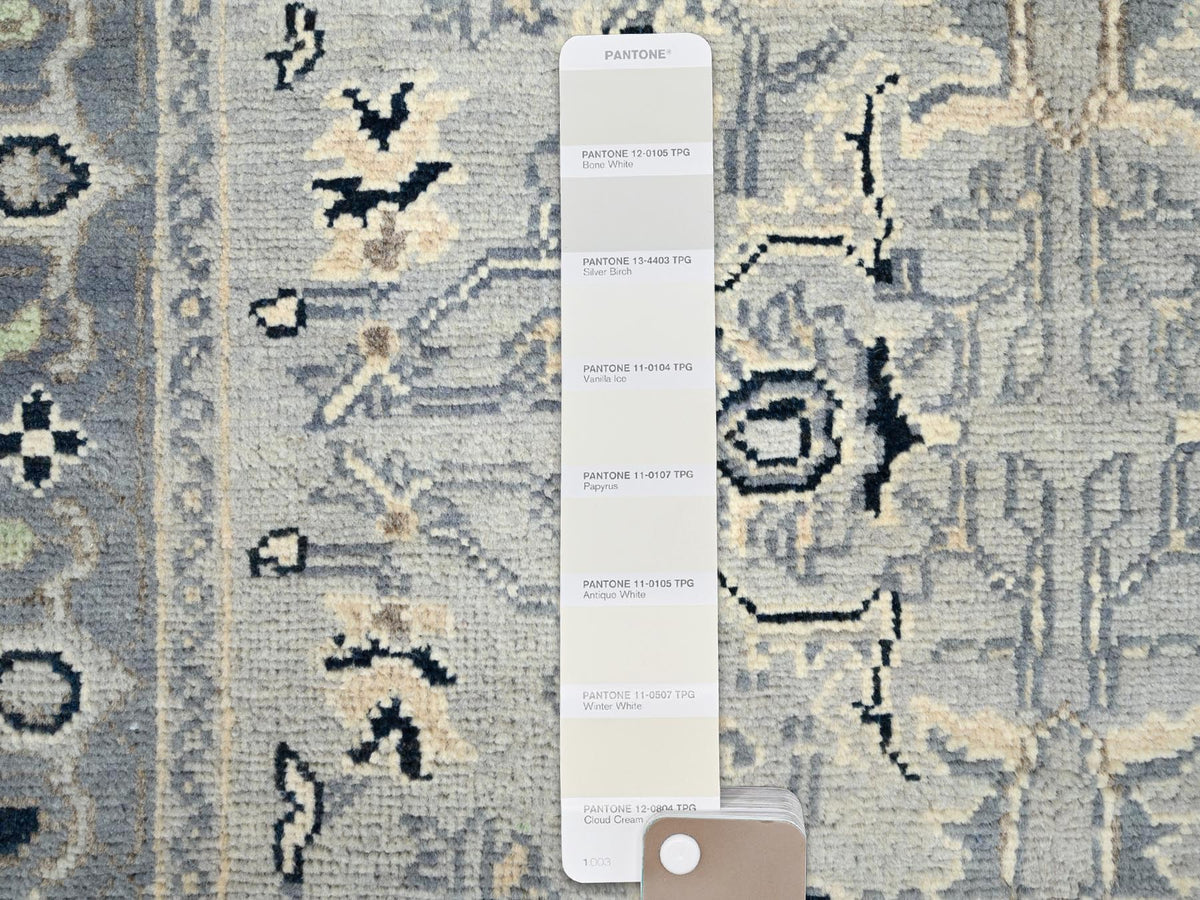 Heriz Heriz hand-knotted wool rug in Gray, 3' x 4'10" — SKU O086390 (view 4)
