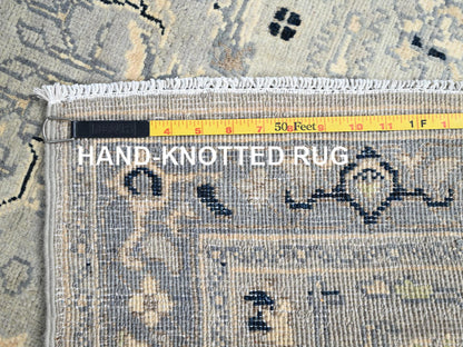 Heriz Heriz hand-knotted wool rug in Gray, 3' x 4'10" — SKU O086390 (view 7)