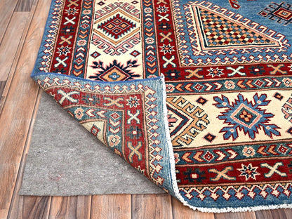 Blue 10'0" x 13'8" Kazak Hand knotted Wool Rug - Sku: O086475