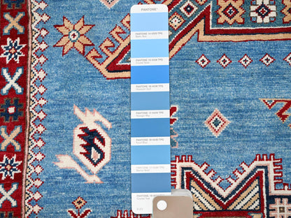 Blue 10'0" x 13'8" Kazak Hand knotted Wool Rug - Sku: O086475