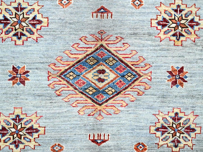 Grey 8'11" x 11'11" Tribal Hand knotted Wool Rug - Sku: O086535