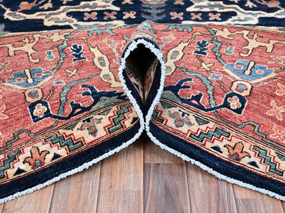 Bidjar Tribal hand-knotted wool rug in Blue, 11'11" x 17'6", SKU O086573