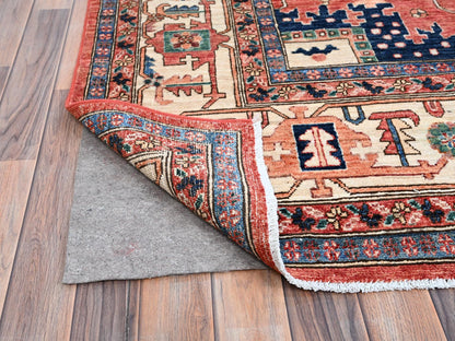 Red 10'1" x 13'11" Traditional Hand knotted Wool Rug - Sku: O086576