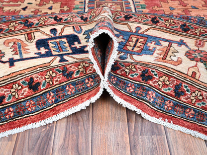 Red 10'1" x 13'11" Traditional Hand knotted Wool Rug - Sku: O086576