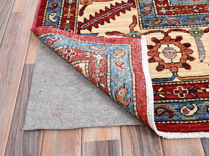 Red 10'0" x 14'4" Traditional Hand knotted Wool Rug - Sku: O086583