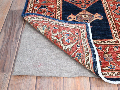 Heriz Traditional hand-knotted wool runner in Blue, 2'0" x 6'1", SKU O086596