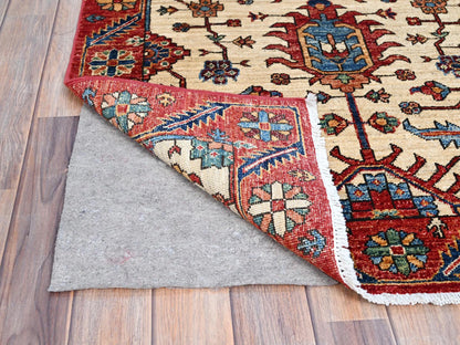 Traditional hand-knotted wool rug in Beige, 3'2" x 6'1", SKU O086607