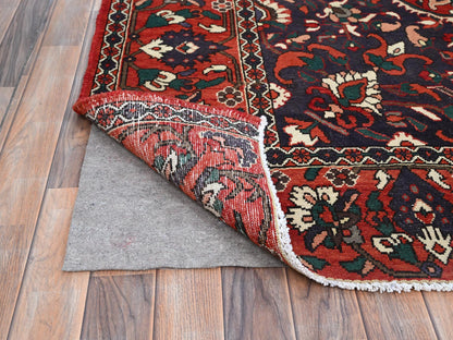 Red 8'7" x 11'2" Vintage Hand knotted Wool Rug - Sku: O086618