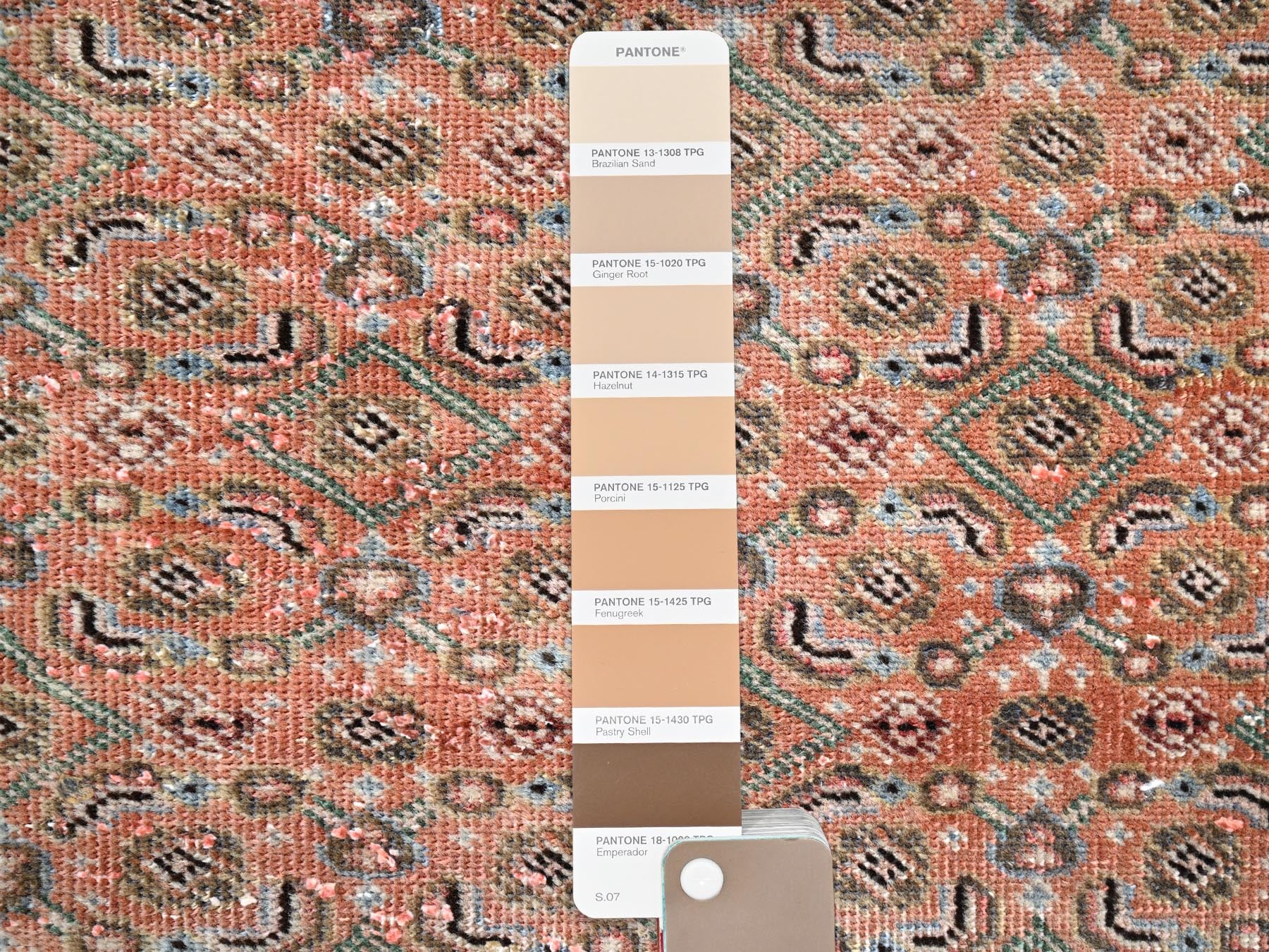 Vintage hand-knotted wool rug in Brown, 2'5" x 3'8", SKU O086683