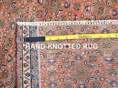 Vintage hand-knotted wool rug in Brown, 2'5" x 3'8", SKU O086683