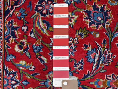 Red 9'5" x 13'0" Persian Hand knotted Wool Rug - Sku: O086699