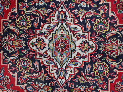 Red 9'10" x 13'1" Persian Hand knotted Wool Rug - Sku: O086700