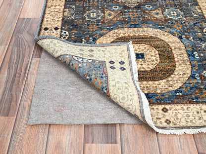 Grey 2'5" x 9'10" Traditional Hand knotted Wool Rug - Sku: O086749