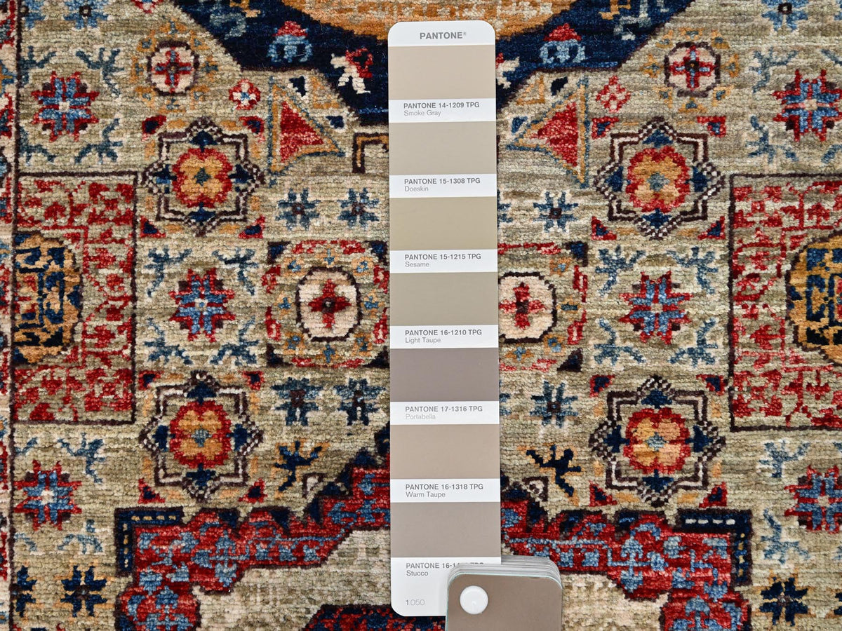 Mamluk Traditional hand-knotted wool runner in Brown, 2'7" x 15'10", SKU O086756
