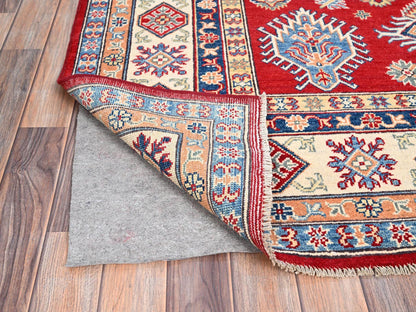 Red 6'2" x 8'9" Tribal Hand knotted Wool Rug - Sku: O086790
