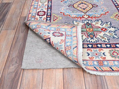 Grey 2'9" x 7'10" Tribal Hand knotted Wool Rug - Sku: O086839