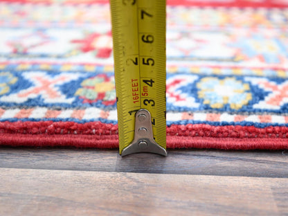 Red 2'9" x 6'6" Tribal Hand knotted Wool Rug - Sku: O086843