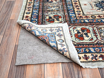 Grey 9'11" x 13'8" Tribal Hand knotted Wool Rug - Sku: O086886