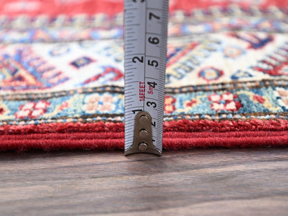 Red 2'7" x 13'2" Tribal Hand knotted Wool Rug - Sku: O086910