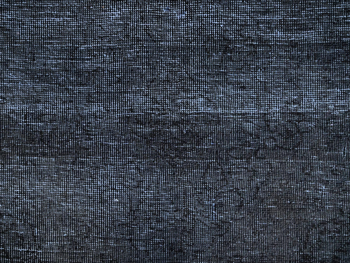 Tabriz Vintage hand-knotted wool rug in Black, 6'3" x 9'3", SKU O086927