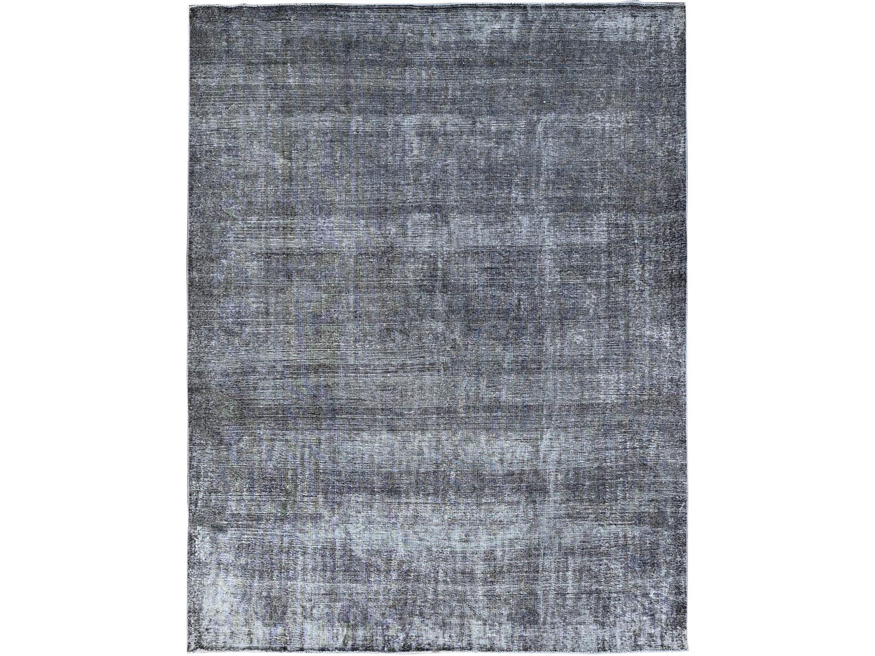 Gray 9'6" x 12'4" Vintage Hand knotted Wool Rug - Sku: O086931