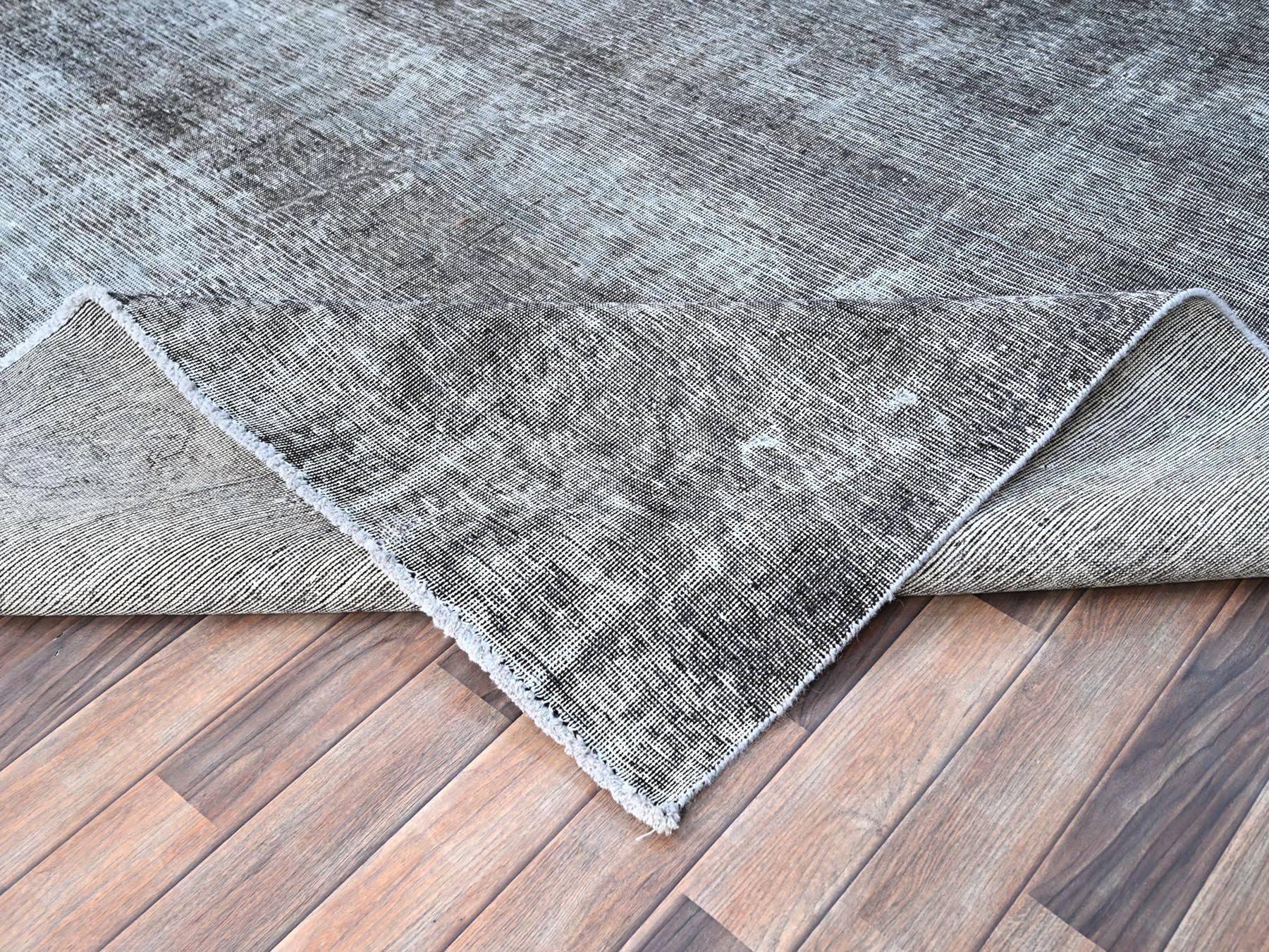 Tabriz Vintage hand-knotted wool rug in Gray, 9'6" x 12'4", SKU O086931