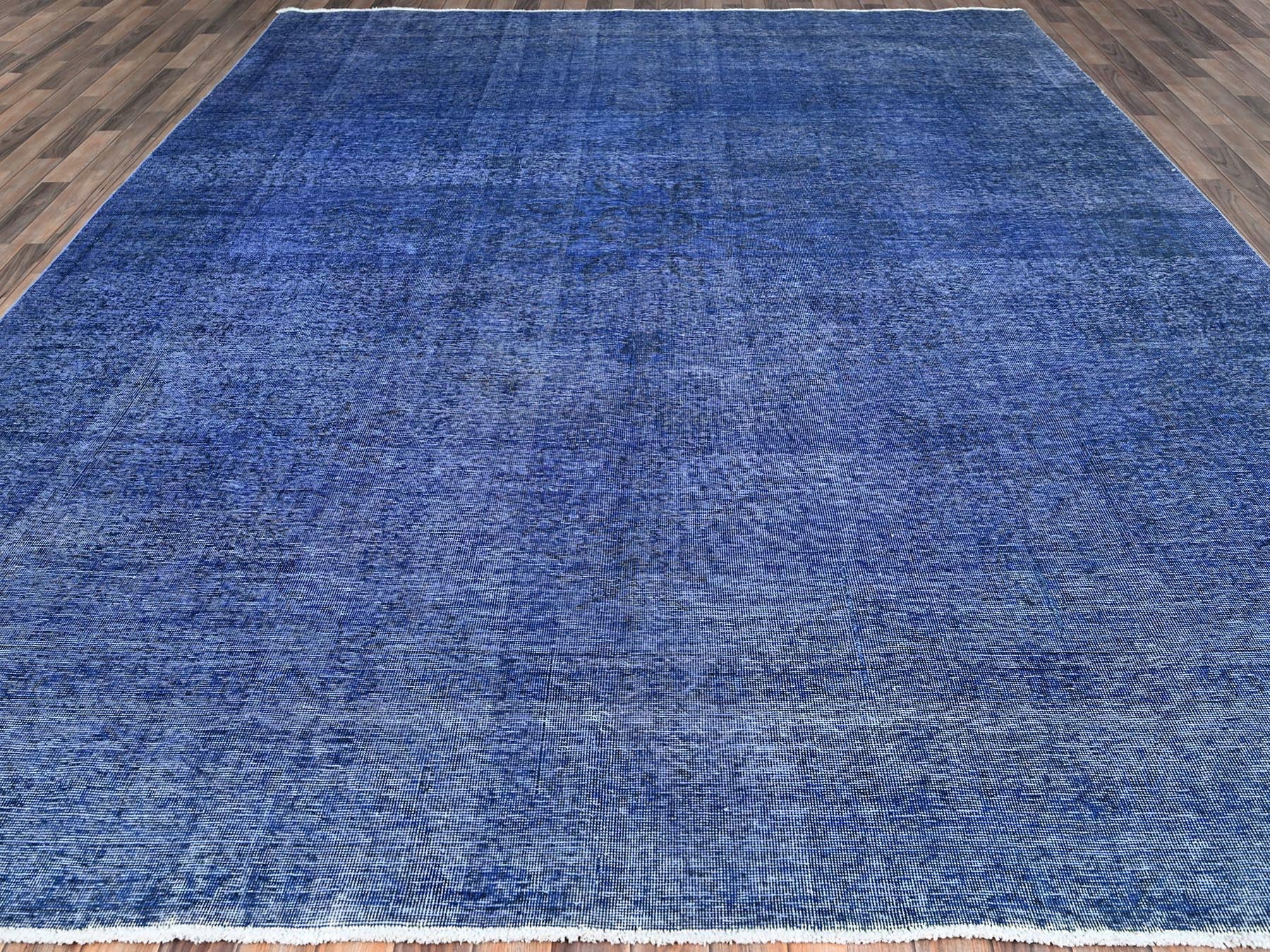 Tabriz Vintage hand-knotted wool rug in Overdyed, 9'11" x 12'7", SKU O086933