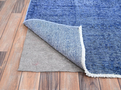 Overdyed 9'11" x 12'7" Vintage Hand knotted Wool Rug - Sku: O086933