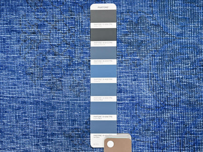 Overdyed 9'11" x 12'7" Vintage Hand knotted Wool Rug - Sku: O086933