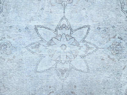 Grey 5'11" x 8'10" Vintage Hand knotted Wool Rug - Sku: O086937