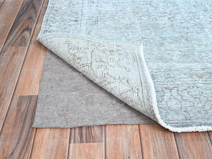 Tabriz Vintage hand-knotted wool rug in Blue, 6'0" x 8'9", SKU O086938