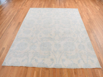 Oushak Oushak hand-knotted wool rug in Ivory, 8' x 10'1" — SKU O087009 (view 2)