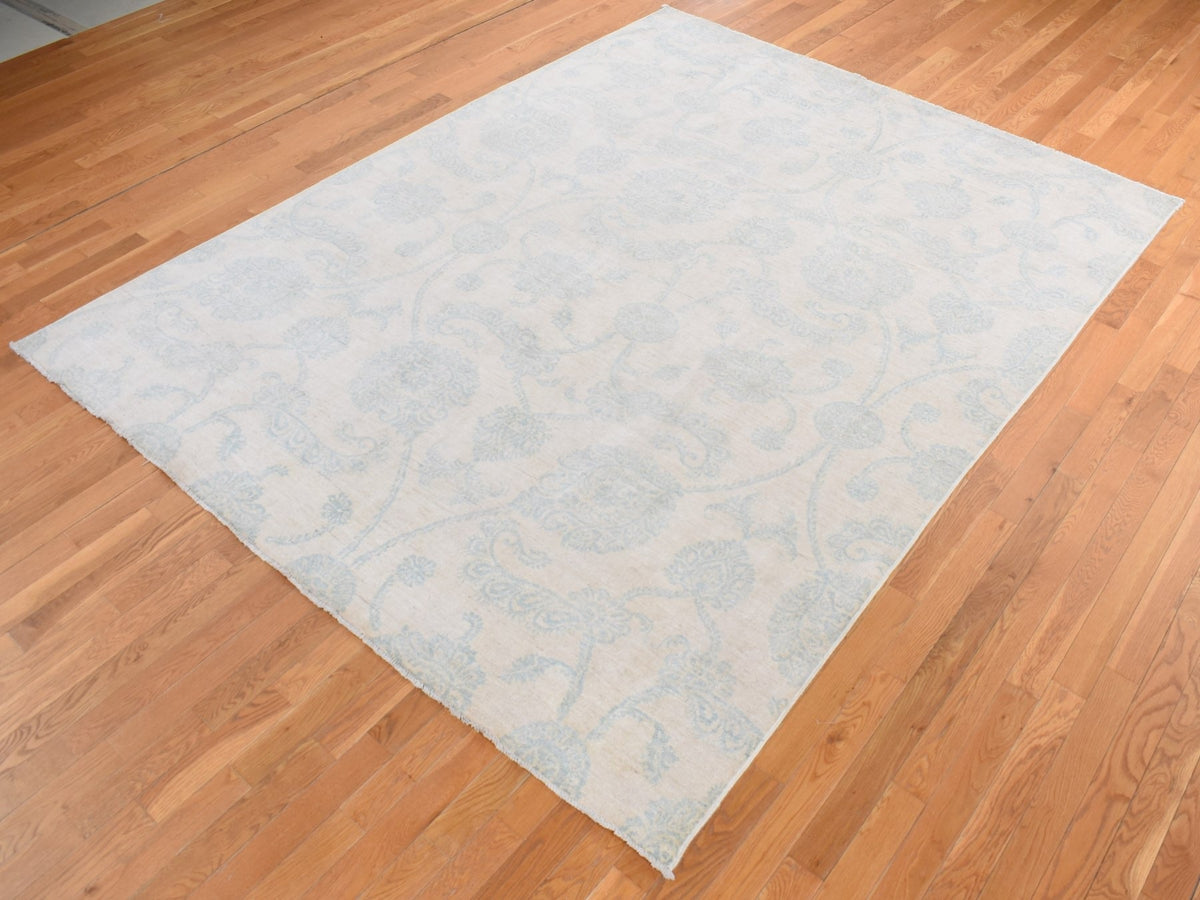 Oushak Oushak hand-knotted wool rug in Ivory, 8' x 10'1" — SKU O087009 (view 3)