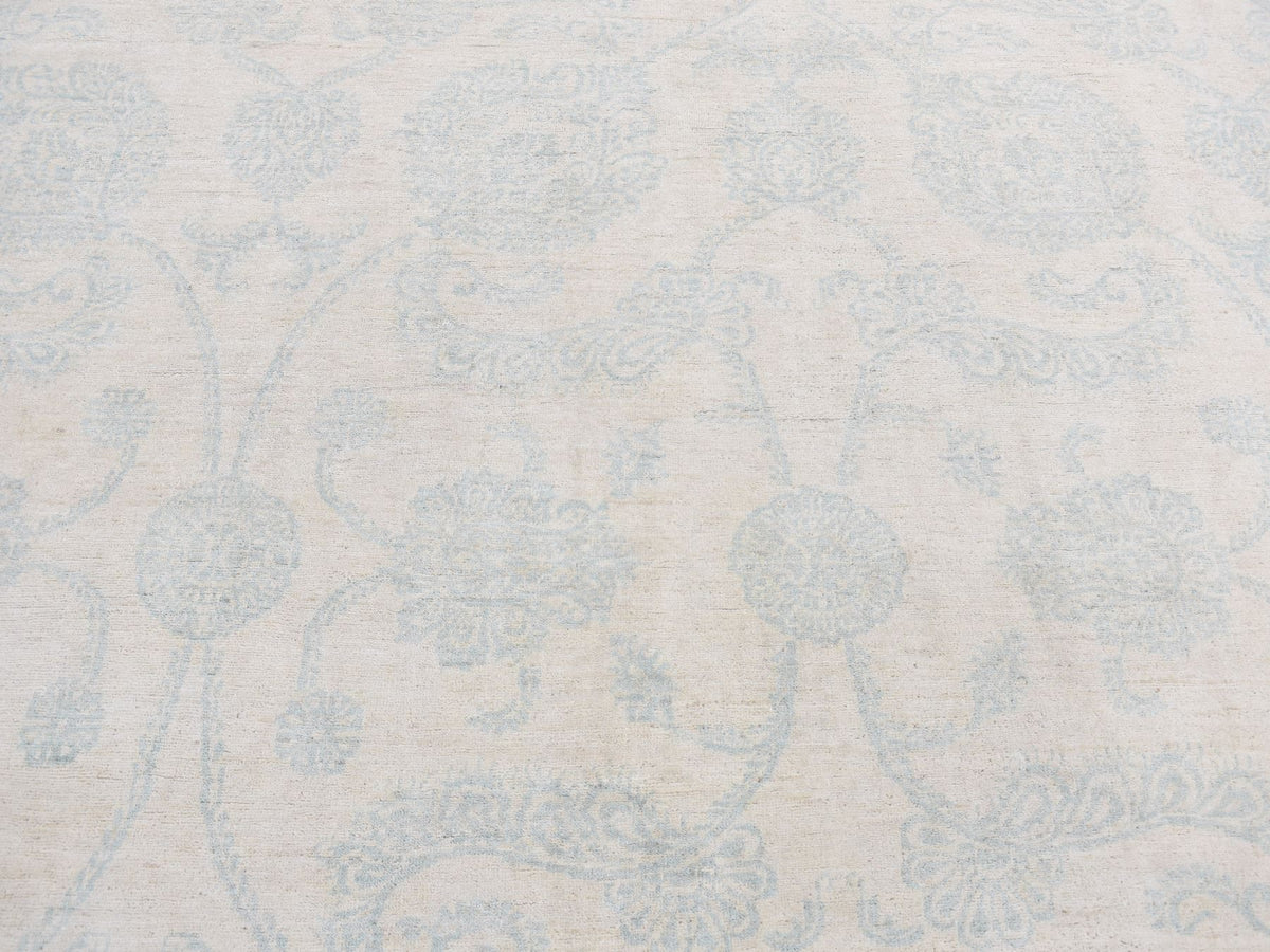 Oushak Oushak hand-knotted wool rug in Ivory, 8' x 10'1" — SKU O087009 (view 8)