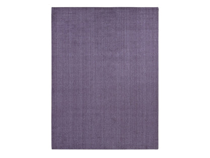 Modern / Contemporary hand-knotted wool rug in Purple, 8' x 10'1" — SKU O087020