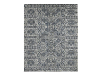Mamluk Mamluk hand-knotted wool rug in Gray, 8'2" x 10'5" — SKU O087059
