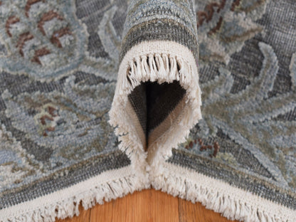 Oushak hand-knotted wool rug in Gray, 9' x 12'2" — SKU O087073 (view 6)