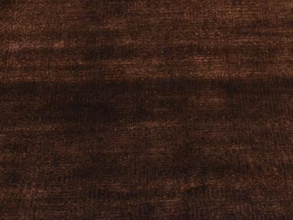 Brown 4'0" x 5'8" Modern / Contemporary Hand knotted Wool/Silk Rug - Sku: O087183